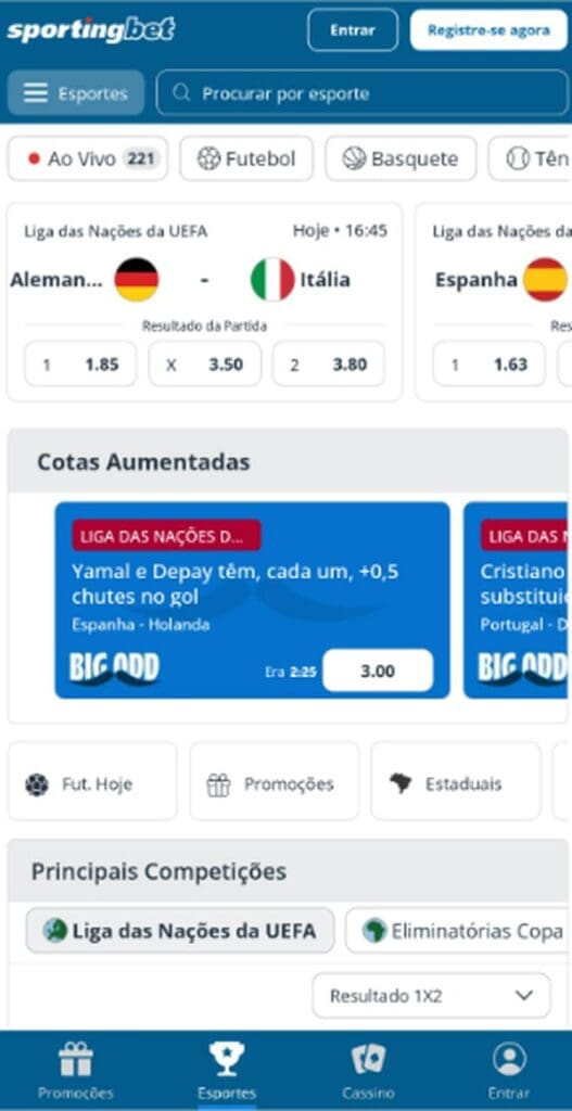 sportingbet apostas