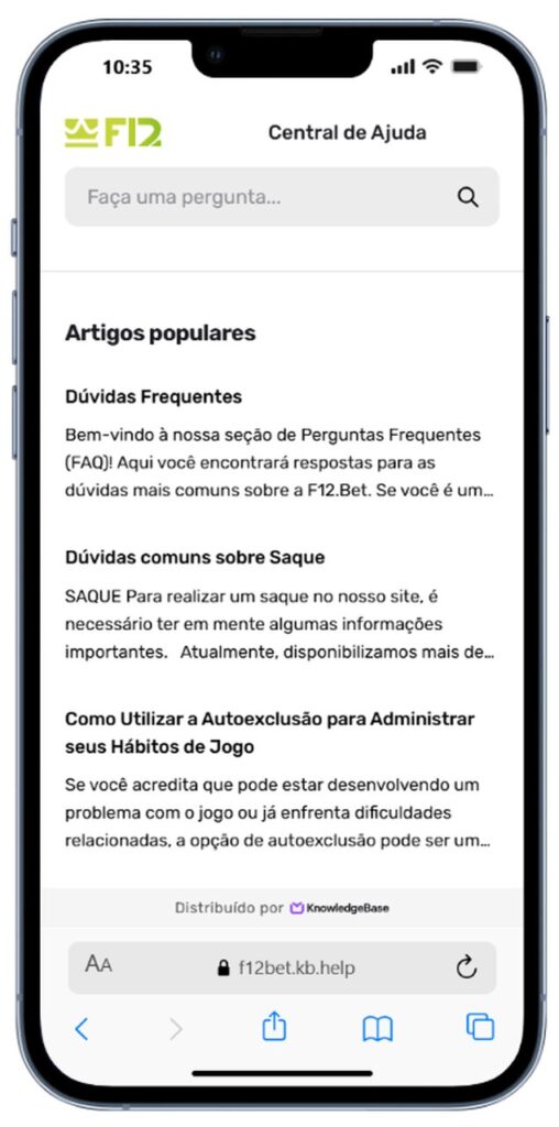 F12 CENTRAL DE AJUDA