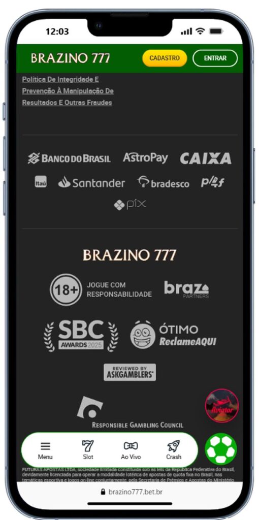 brazino777 pagamento