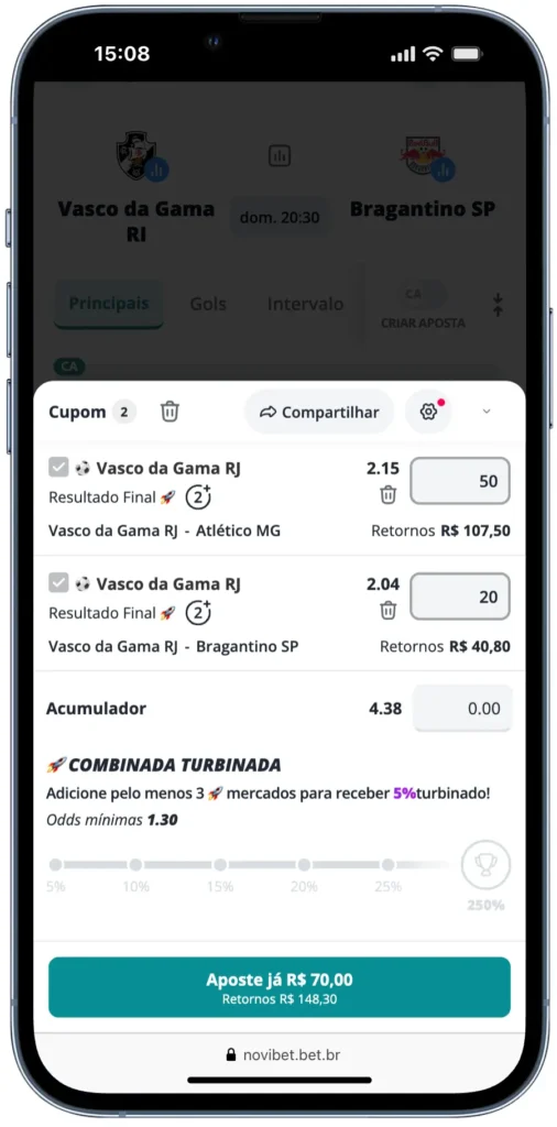 Criador de Aposta Turbinado Novibet
