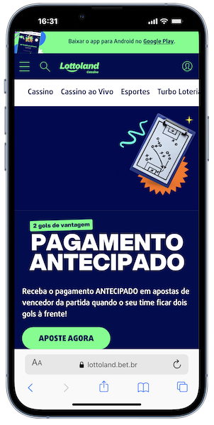 pagamento antecipado lottoland