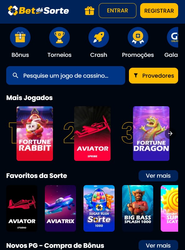 bet da sorte cassino