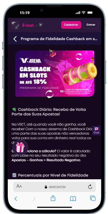 vbet cashback